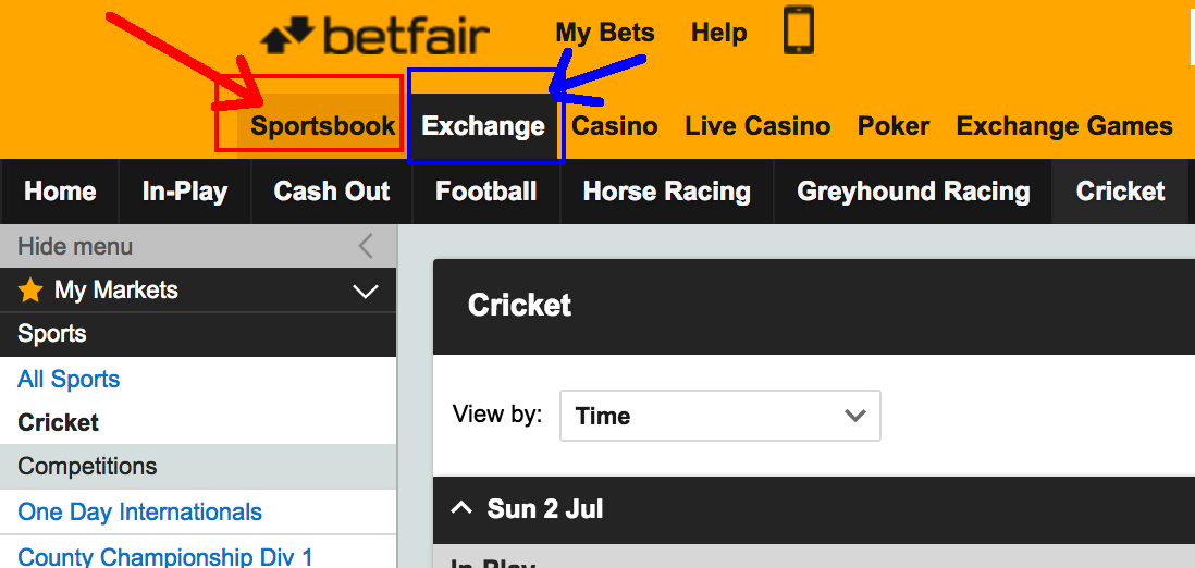 betfair sportsbook & exchange